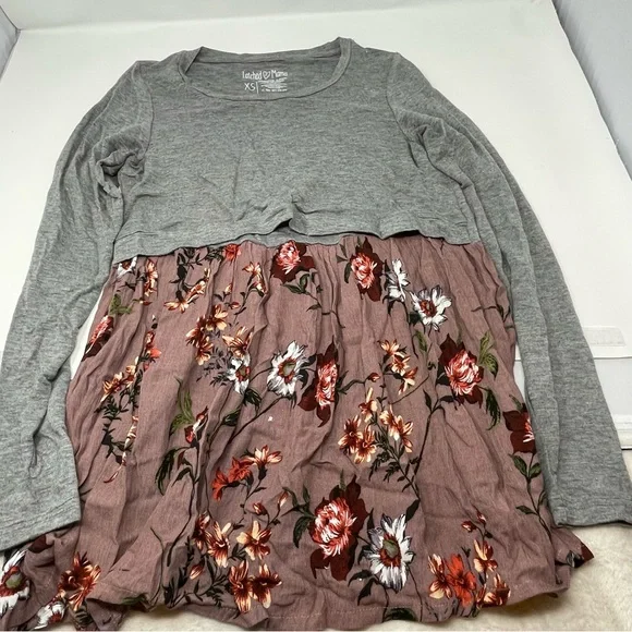 Latched Mama Nursing Long Sleeve Tops size XS lot of 4 - Picture 10 of 16